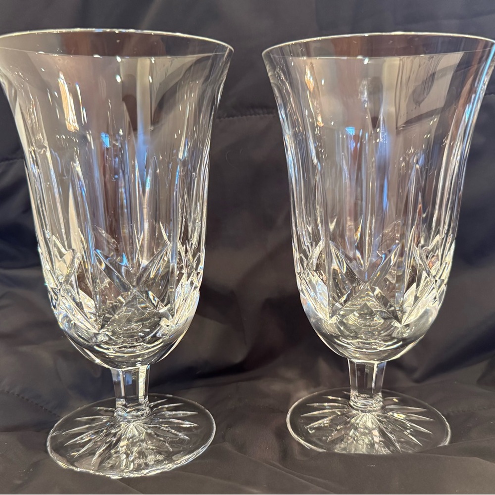 Set of 2 Waterford Lismore Iced Beverage Glass, 12 Oz